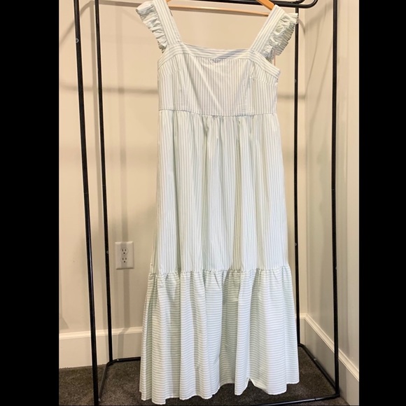 Gal Meets Glam Dresses & Skirts - Gal Meets Glam mint & white striped dress